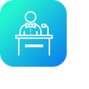 پیش‌نمایش فایل hotel-restaurant-receiptionist-announcement-speaker-customer-service-1 از پک سفر و هتل
