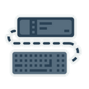 پیش‌نمایش فایل keyboard-projector-screen-fun-movie-view از پک سفر و هتل