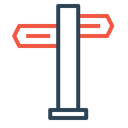 پیش‌نمایش فایل pointer-travel-tourism-two-way-guide-sign-10 از پک سفر و هتل