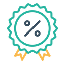 پیش‌نمایش فایل finance-medal-profit-ecommerce-percentage-ratio-award-winner-badge از پک تجارت الکترونیک