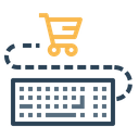 پیش‌نمایش فایل keyboard-ecommerce-shop-cart-shopping-finance-sale-input از پک تجارت الکترونیک