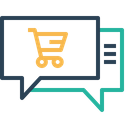 پیش‌نمایش فایل laptop-chat-shop-shopping-offer-notification-mail-ecommerce از پک تجارت الکترونیک