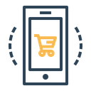 پیش‌نمایش فایل mobile-profit-discount-offer-sale-finance-ecommerce-device-shop-cart-1 از پک تجارت الکترونیک