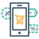 پیش‌نمایش فایل online-mobile-store-sale-offer-tage-label-finance-ecommerce از پک تجارت الکترونیک