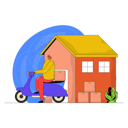 پیش‌نمایش فایل delivery-boy-4091458 از پک تجارت الکترونیک