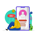 پیش‌نمایش فایل mobile-customer-service-4091463 از پک تجارت الکترونیک