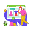 پیش‌نمایش فایل online-shopping-sale-4091466 از پک تجارت الکترونیک