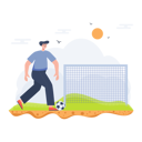 پیش‌نمایش فایل boy-playing-the-football-game-4295991 از پک فعالیت‌های فضای باز