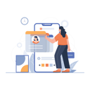 پیش‌نمایش فایل girl-designing-the-layout-for-mobile-app-4295698 از پک آژانس خلاق