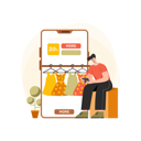 پیش‌نمایش فایل boy-exploring-an-online-shopping-app-4498493 از پک تجارت الکترونیک