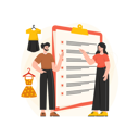 پیش‌نمایش فایل customer-checking-wishlist-for-checkout-4498479 از پک تجارت الکترونیک