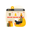 پیش‌نمایش فایل digital-shopping-4498496 از پک تجارت الکترونیک