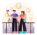 پیش‌نمایش فایل fireworks-on-new-years-eve-4563219 از پک سال نو