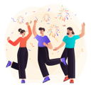 پیش‌نمایش فایل new-year-party-4563223 از پک سال نو