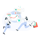 پیش‌نمایش فایل customer-happy-with-online-shopping-3738547 از پک تجارت الکترونیک
