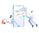 پیش‌نمایش فایل mobile-shopping-3738551 از پک تجارت الکترونیک
