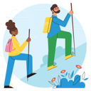 پیش‌نمایش فایل couple-enjoying-summer-hiking-6335634 از پک تعطیلات تابستانی