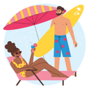 پیش‌نمایش فایل couple-enjoying-summer-vacation-6335625 از پک تعطیلات تابستانی