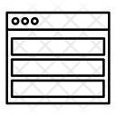 پیش‌نمایش فایل layout-235 از پک مجموعه آیکون مرورگرها