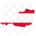 پیش‌نمایش فایل austria-flag-map-6426747 از پک نقشه‌های کشورهای اروپایی