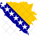 پیش‌نمایش فایل bosnia-flag-map-6426750 از پک نقشه‌های کشورهای اروپایی