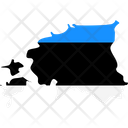 پیش‌نمایش فایل estonia-flag-map-6426757 از پک نقشه‌های کشورهای اروپایی