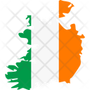 پیش‌نمایش فایل ireland-flag-map-6426764 از پک نقشه‌های کشورهای اروپایی