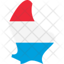 پیش‌نمایش فایل luxembourg-flag-map-6426768 از پک نقشه‌های کشورهای اروپایی