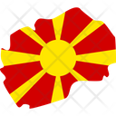 پیش‌نمایش فایل macedonia-flag-map-6426769 از پک نقشه‌های کشورهای اروپایی