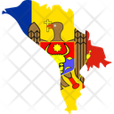 پیش‌نمایش فایل moldavia-flag-map-6426770 از پک نقشه‌های کشورهای اروپایی