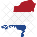 پیش‌نمایش فایل netherlands-flag-map-6426772 از پک نقشه‌های کشورهای اروپایی