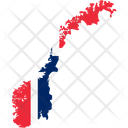 پیش‌نمایش فایل norway-flag-map-6426773 از پک نقشه‌های کشورهای اروپایی