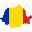پیش‌نمایش فایل romania-flag-map-6426776 از پک نقشه‌های کشورهای اروپایی