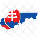 پیش‌نمایش فایل slovakia-flag-map-6426778 از پک نقشه‌های کشورهای اروپایی