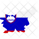 پیش‌نمایش فایل slovenia-flag-map-6426779 از پک نقشه‌های کشورهای اروپایی