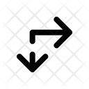 پیش‌نمایش فایل arrows-right-down-4714636 از پک فلش‌ها