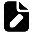 پیش‌نمایش فایل edit-document-4871301 از پک رابط کاربری