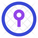 پیش‌نمایش فایل keyhole-circle-4943571 از پک امنیت
