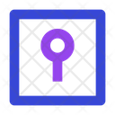 پیش‌نمایش فایل keyhole-square-full-4943573 از پک امنیت