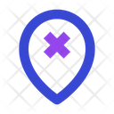 پیش‌نمایش فایل map-marker-cross-4943730 از پک موقعیت و نقشه