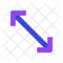 پیش‌نمایش فایل arrow-resize-diagonal-4956510 از پک فلش‌ها