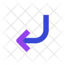 پیش‌نمایش فایل corner-down-left-4956538 از پک فلش‌ها