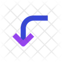 پیش‌نمایش فایل corner-left-down-4956540 از پک فلش‌ها