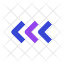 پیش‌نمایش فایل triple-left-arrow-4956623 از پک فلش‌ها