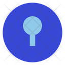 پیش‌نمایش فایل keyhole-circle-5324557 از پک امنیت