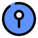 پیش‌نمایش فایل keyhole-circle-5747298 از پک امنیت