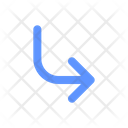 پیش‌نمایش فایل corner-down-right-5814250 از پک فلش‌ها