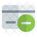 پیش‌نمایش فایل credit-card-minus-6454633 از پک پرداخت