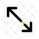 پیش‌نمایش فایل arrow-resize-diagonal-6053783 از پک فلش‌ها