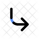 پیش‌نمایش فایل corner-down-right-6053812 از پک فلش‌ها